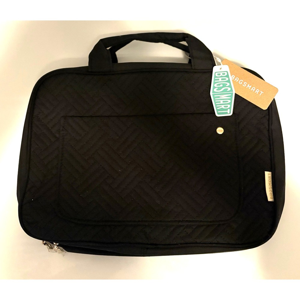 BAGSMART Large Toiletry Bag Travel Bag with Hanging Hook, Water-resistant Makeup